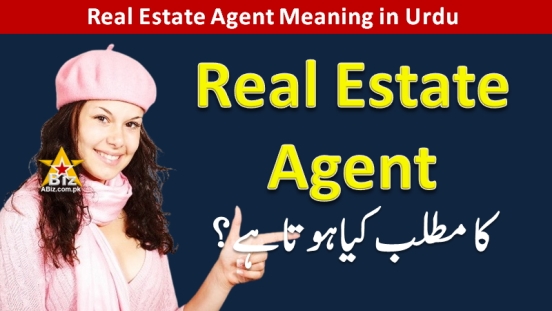 Real Estate Agent Meaning in Urdu