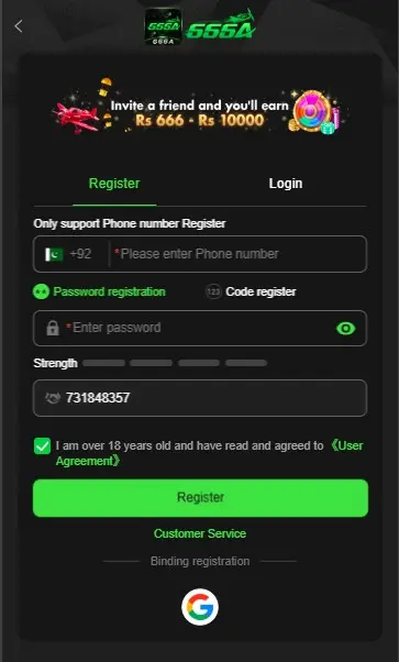 666A game Login

