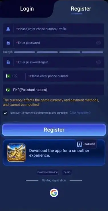 9K Game Login
