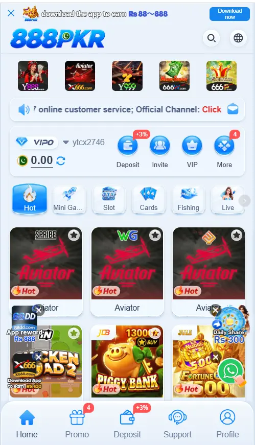 888PKR game banner Image