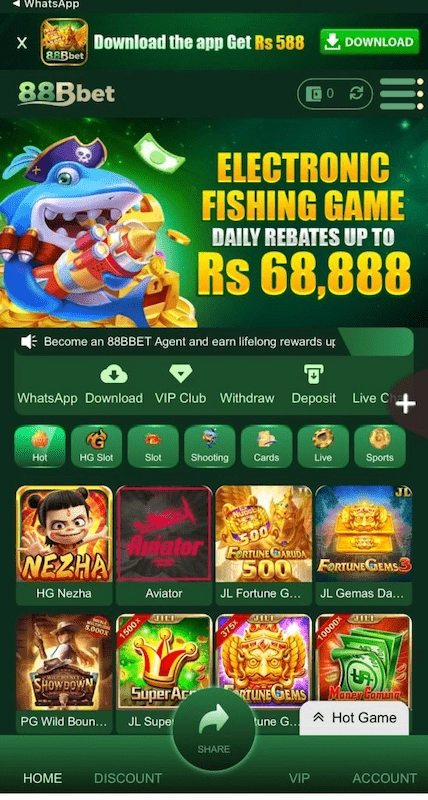 88Bet Game HomePage