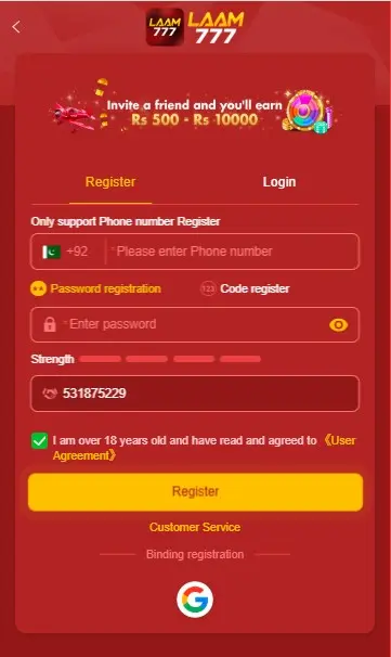 Laam777 Game Login

