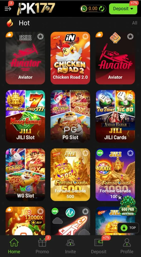 PK177 Game Interface Image