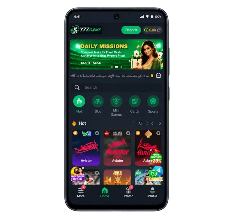 Y77 Game Interface